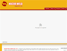 Tablet Screenshot of nucorweld.com